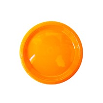 플라스틱접시-소(10개)오렌지