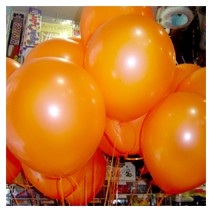 헬륨풍선 (오렌지) 할로윈파티용-50개