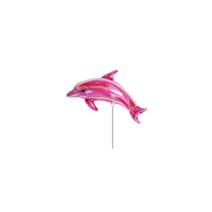 미니은박풍선 돌고래 (핑크)